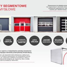 Bramy segmentowe przemysłowe ocieplane