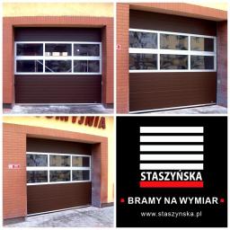 Bramy segmentowe w wersji INOX - real. Piła