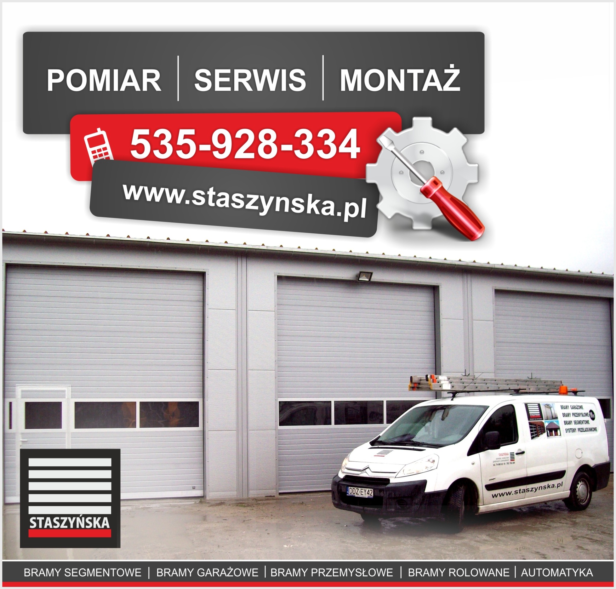 Dysponujemy również swoimi ekipami serwisowymi i montażowymi