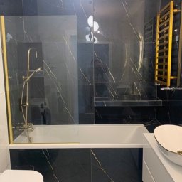 JAZZ BUD MICHAŁ BŁASZCZYŃSKI - Remont łazienki u Klientki na Powstańców Śląskich