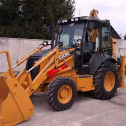 usługa koparko ładowarką, koparką