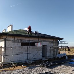 Wykonanie kompletnego dachu.