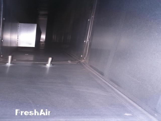 Kanał wentylacyjny po czyszczeniu
