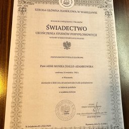 Podyplomowe Studia Podatkowe SGH Warszawa