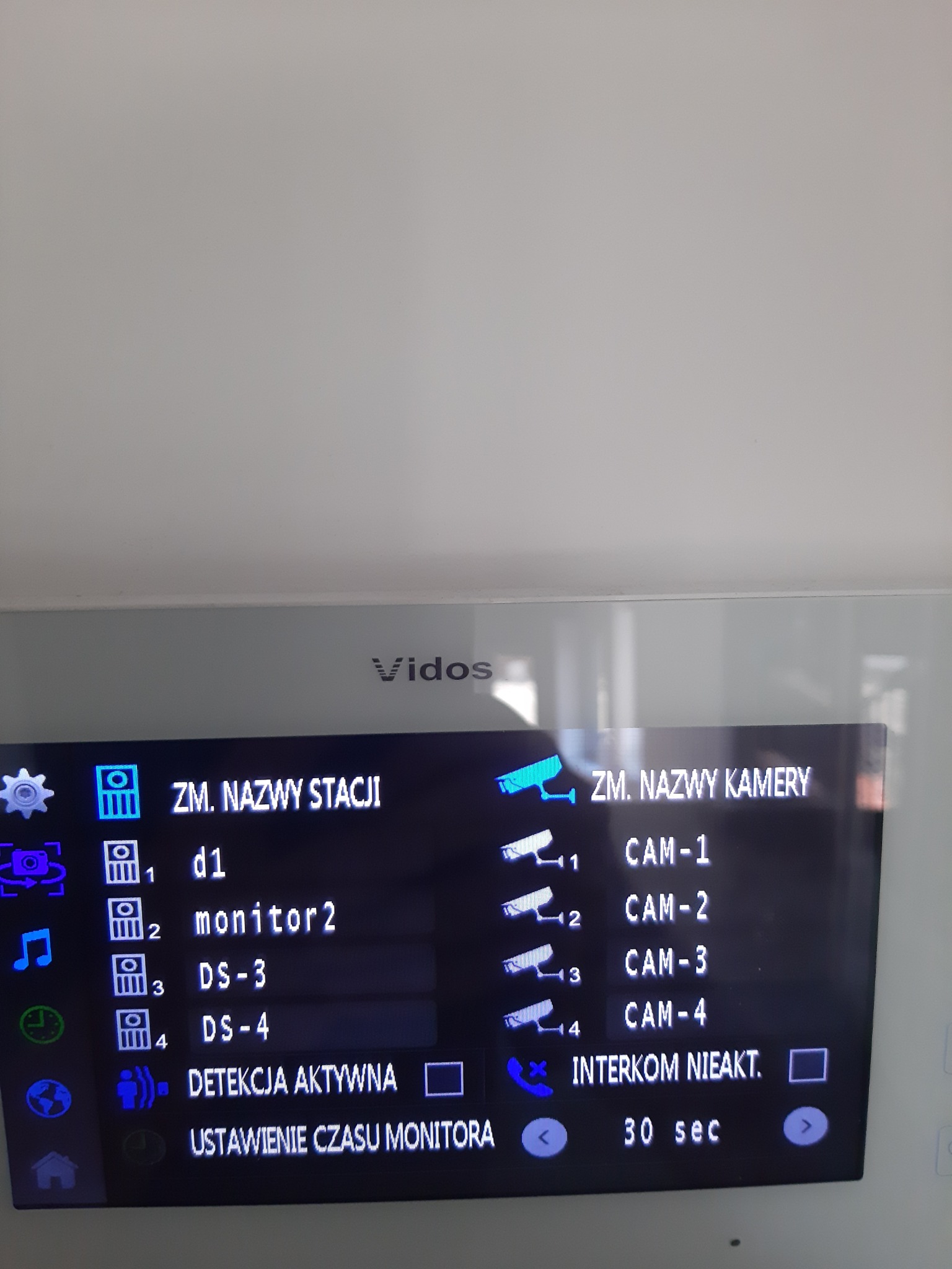 Montaż wideodomofonu Vidos -Dom jednorodzinny Poznań