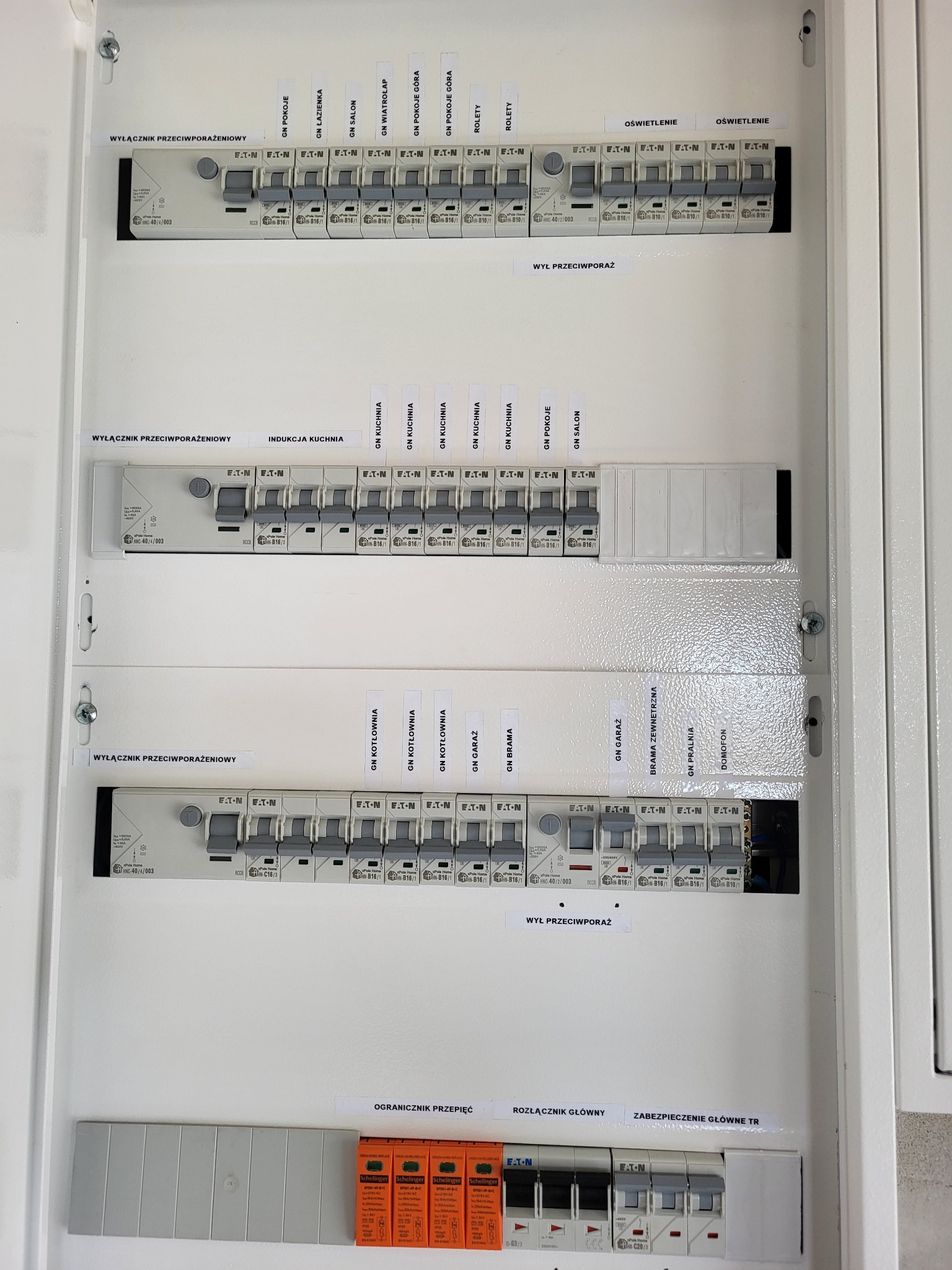 Rozdzielnica dom jednorodzinny-Witkowo