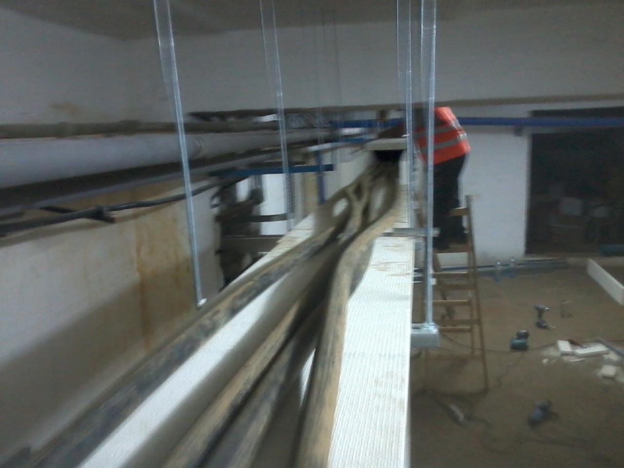 zabudowa kabla zasilającego płytami Promat