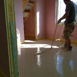 Przęsocin - posadzka anhydrytowa