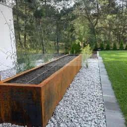 Klomb Donica Ze Stali Corten