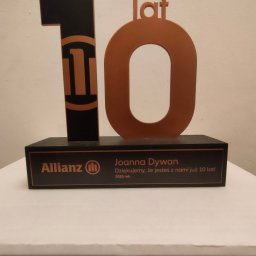 Ta statuetka to nie tylko symbol 10-lecia pracy w firmie ubezpieczeniowej. To pamiątka wszystkich spotkań, historii i ludzi, którzy sprawili, że ta droga ma głęboki sens.