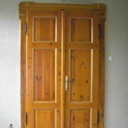 Renowacja drzwi drewnianych dwuskrzydłowych 3