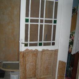 Renowacja drzwi z witrażykami zdj.2