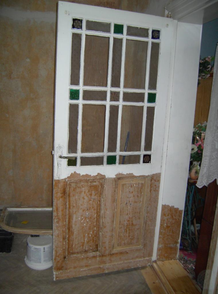 Renowacja drzwi z witrażykami zdj.2