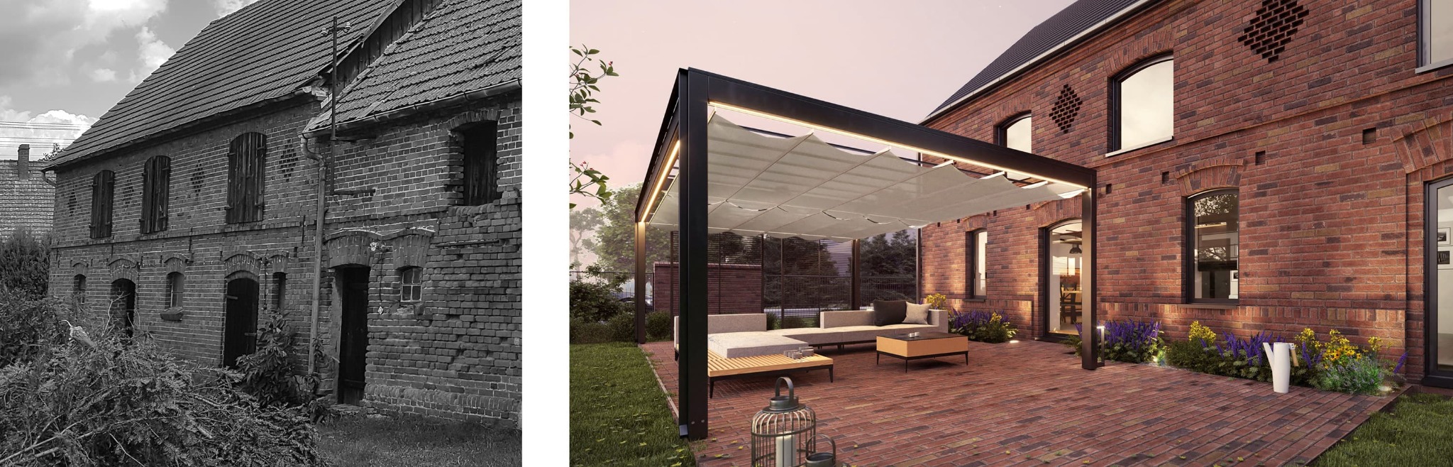 Przebudowa stajni na dom pod Wołowem