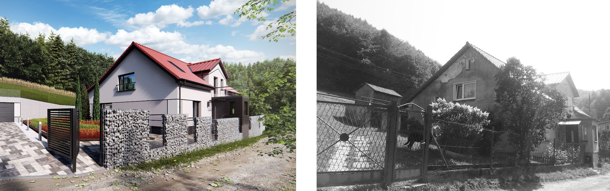 Przebudowa 100-letniego domu w Wałbrzychu