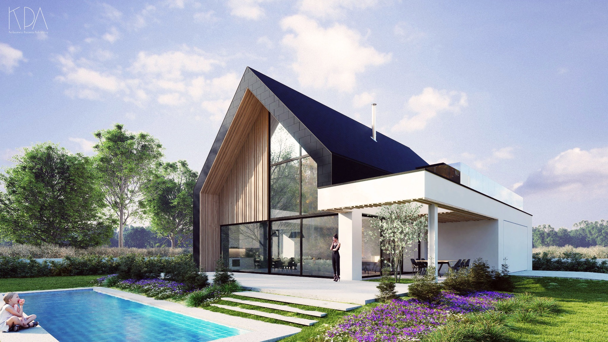 Dom z basenem w Szukalicach