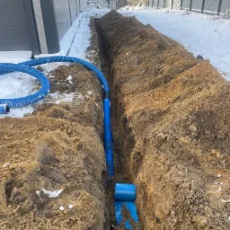 Wykop zakopanie kabla ułożenie peszla