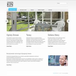 Strona internetowa firmy Kin.