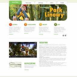 Strona internetowa parku linowego TarzanPark