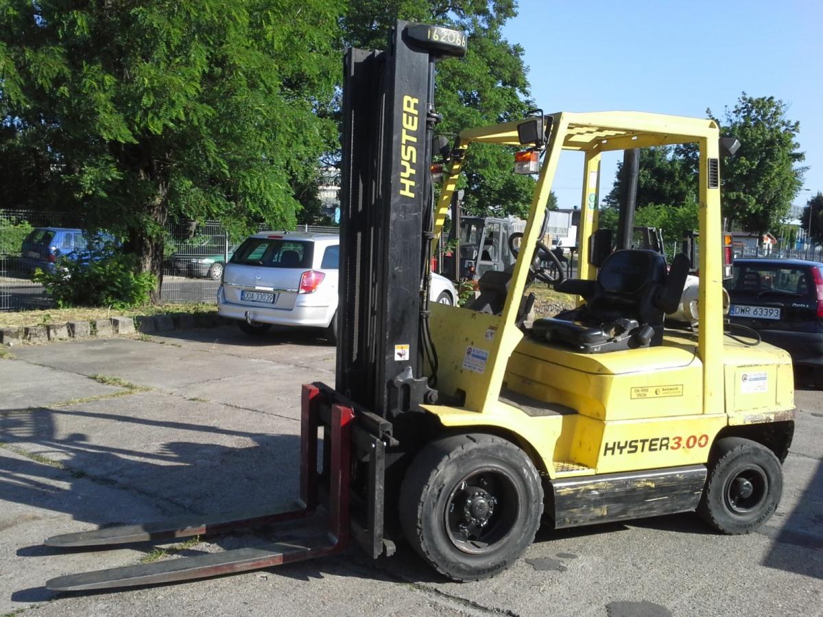 Wózek widłowy HYSTER H3.00XMX, 3000 kg, rok 2001, LPG