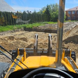 Wymiana gruntu pod płytę fundamentową 