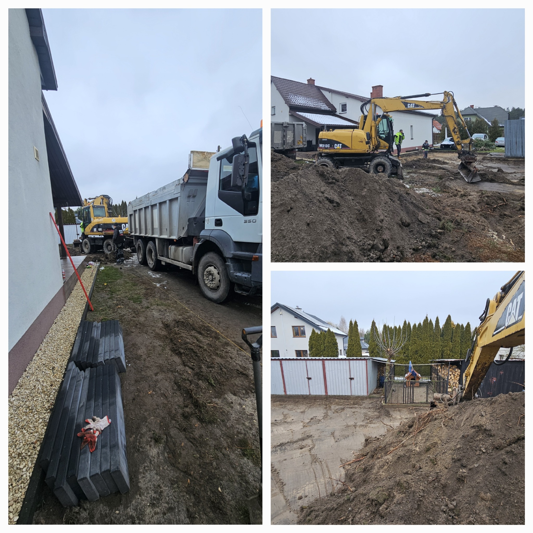 Przygotowanie terenu pod kostkę brukową