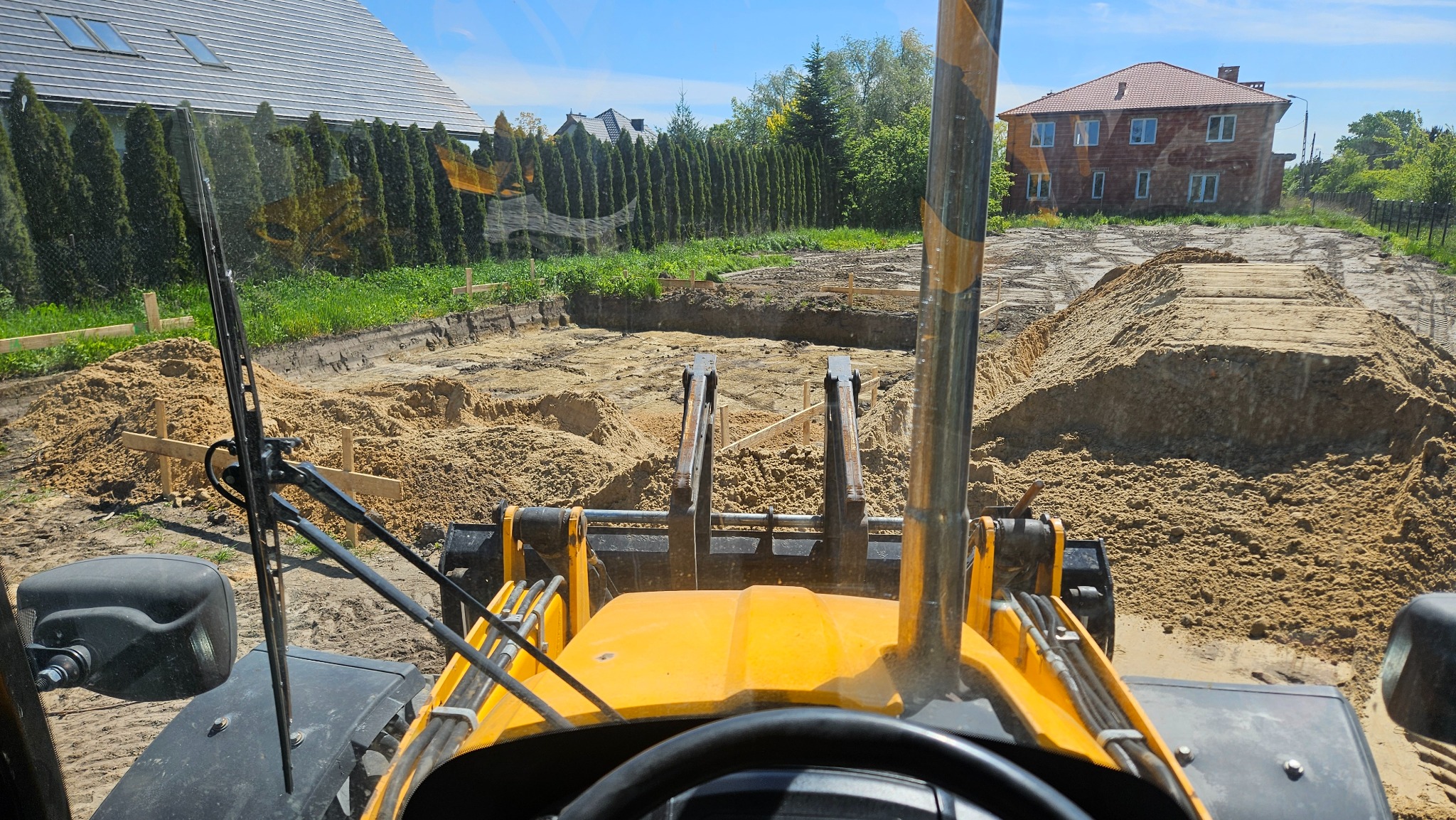 Wymiana gruntu pod płytę fundamentową