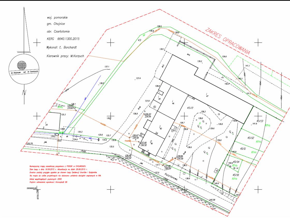 Mapa do celów projektowych chojnice