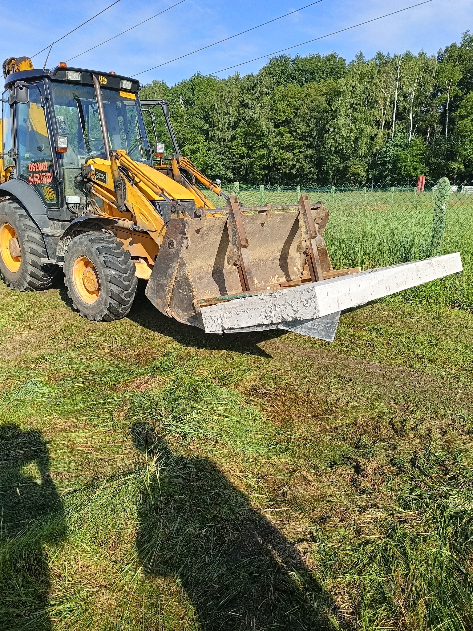 rozładunek płyt drogowych