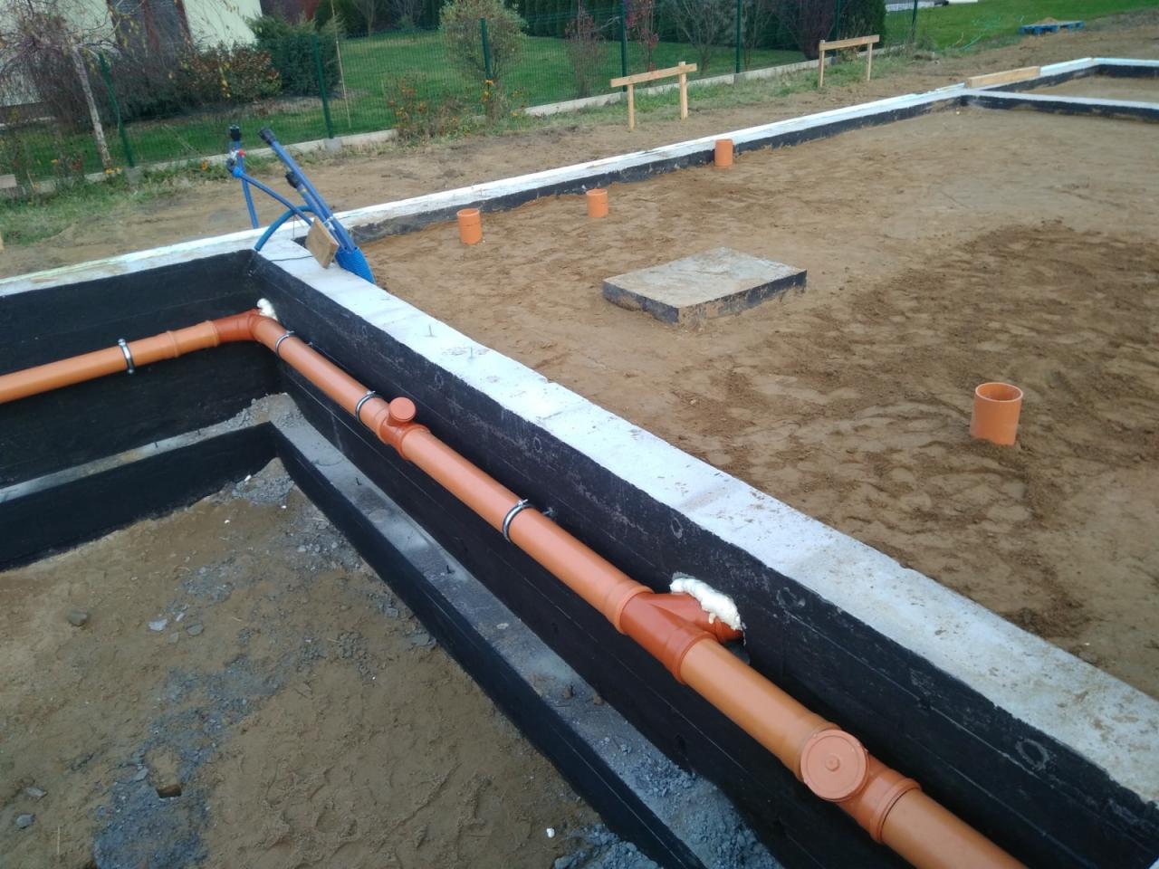 Kanalizacja podposadzkowa, rury lite SN8