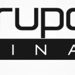 Logo firmy Grupa Auto Finanse Sp. z o.o. z czarnym symbolem, czerwonym kwadratem i napisem 'GrupaAuto' w kolorze czarnym i czerwonym nad czarnym paskiem z napisem 'FINANSE'.
