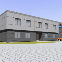 budynek produkcyjno biurowy