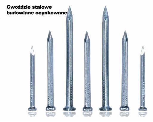 Gwoździe budowlane galwanizowane
