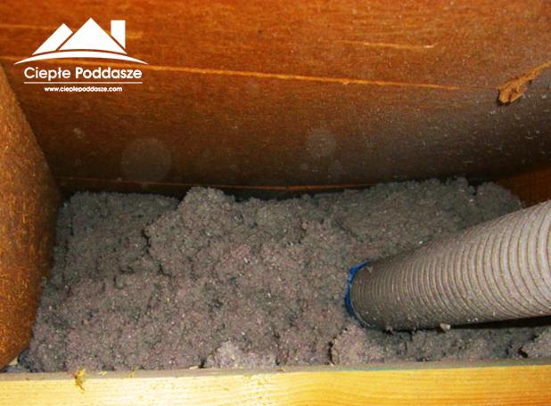 Wełna celulozowa, wata celulozowa, wdmuchiwanie.