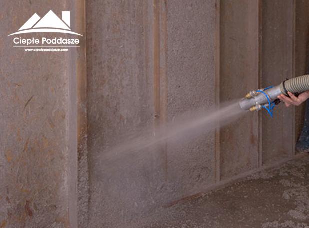 Systemy dociepleń budynków, natrysk pneumatyczny.