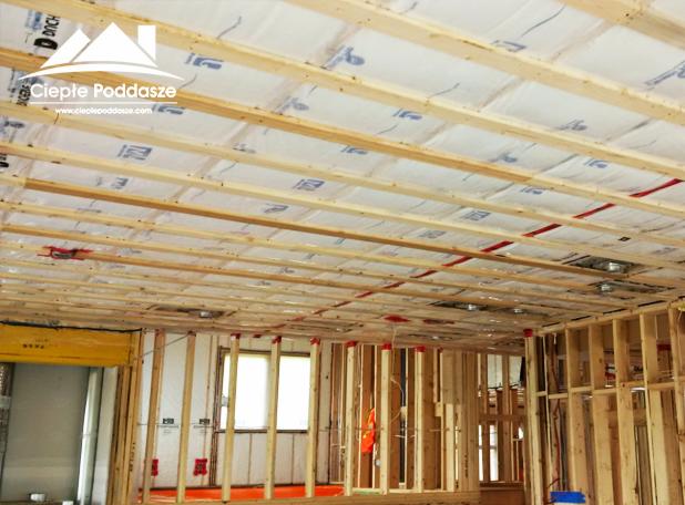 Ocieplanie stropodachu, izolacja stropodachu.