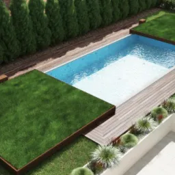 Wizualizacja Produktowa: Pokrywa basenowa