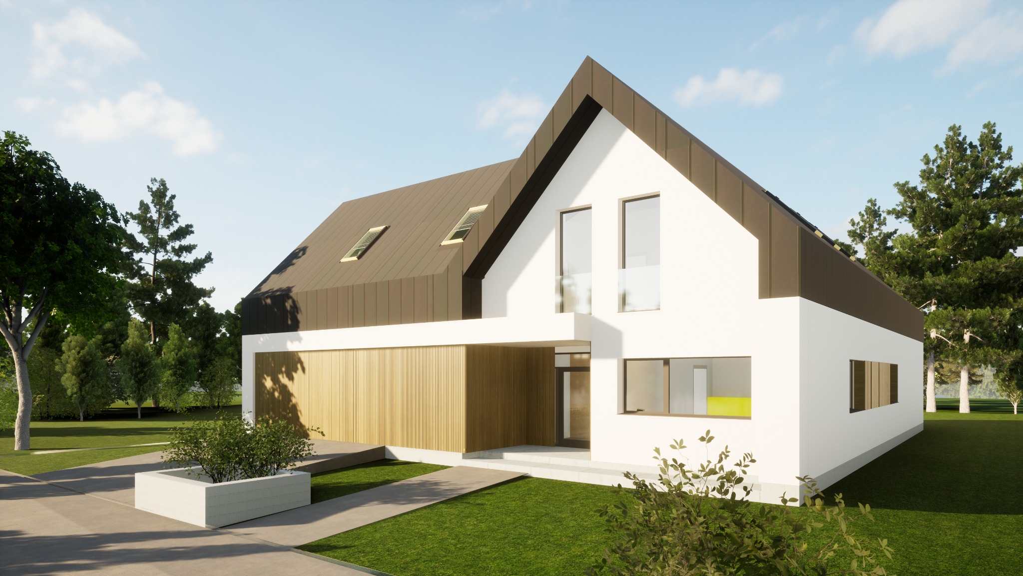 Projekt domu w Zakrzewie