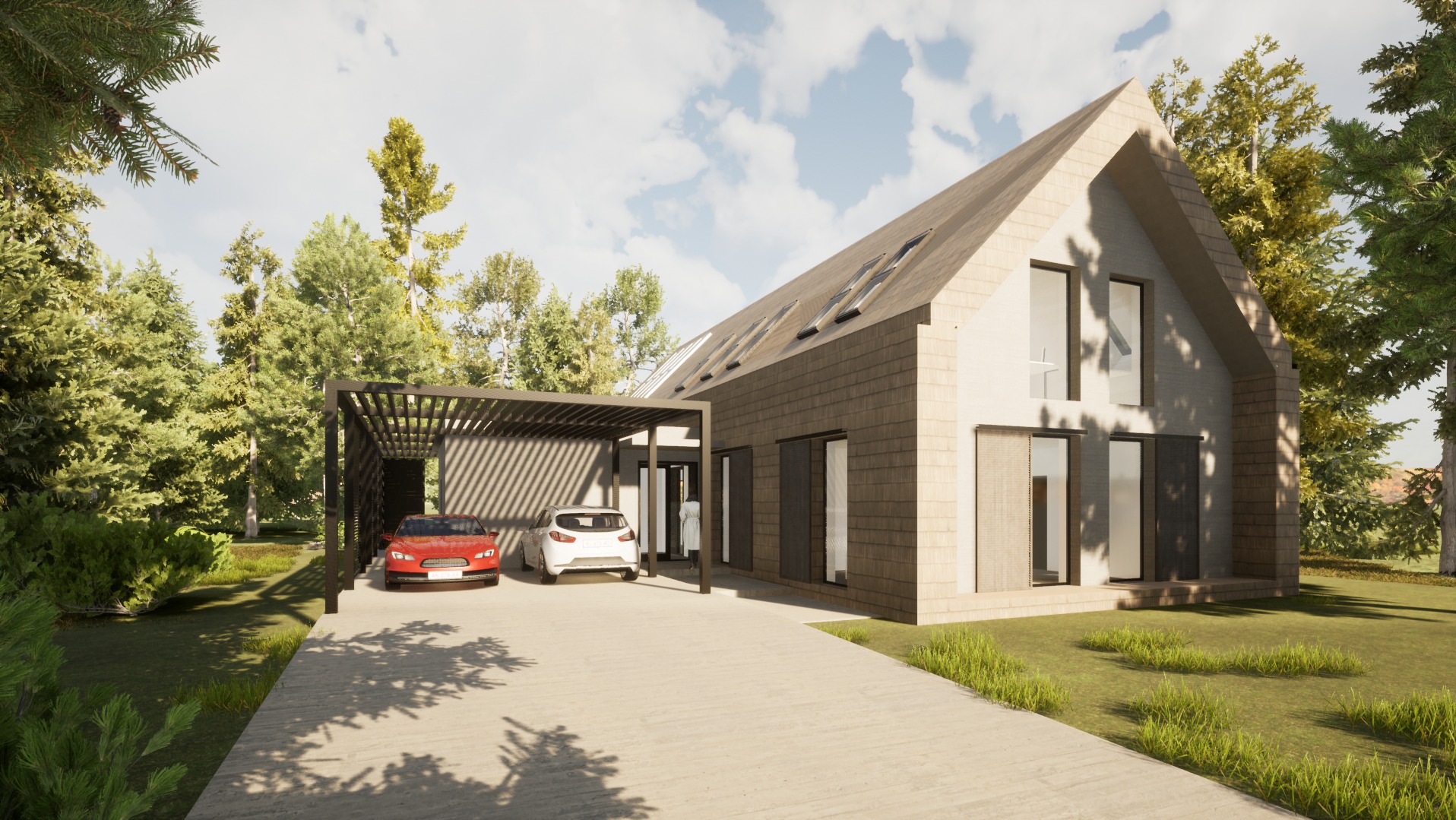 Projekt domu w Dąbrówce