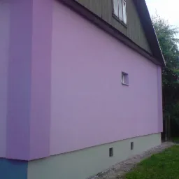 Docieplenie i tynk w nietypowym kolorze