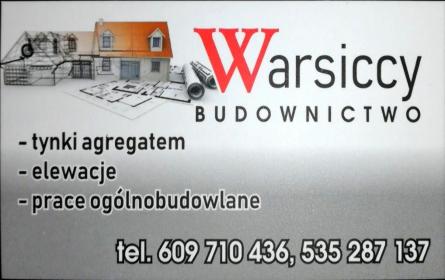 Warsiccy Budownictwo Warsicki Dariusz - Remontowanie Mieszkań Szepietowo