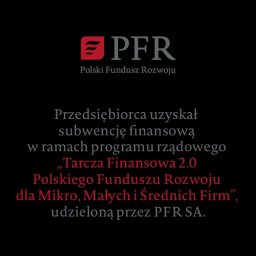 Informujemy, że otrzymaliśmy dofinansowanie w ramach Tarczy 2.0 przyznawane przez PFR S.A.