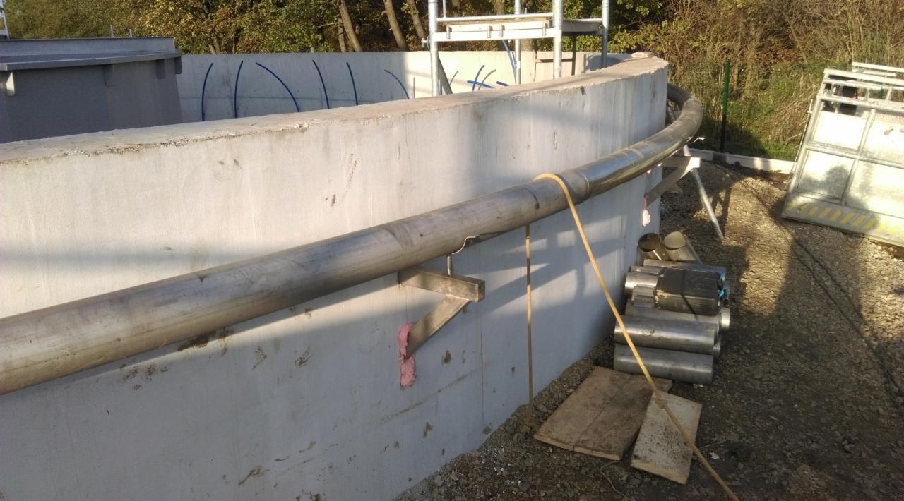 wykonanie instalacji nierdzewnej rurowej