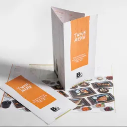 Menu dla restauracji wraz z materiałem fotograficznym.
