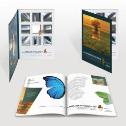 Projekt i opracowanie katalogów i prezenterów dla firmy Saint Gobain - producenta szkła.