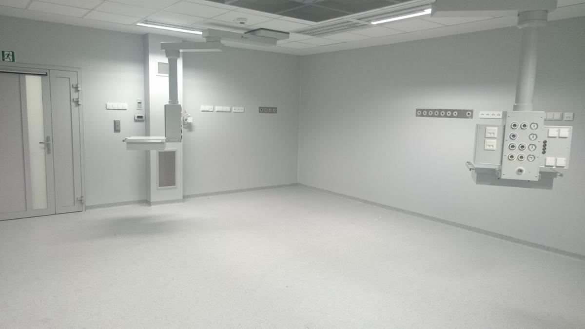 Montaż wykładziny - Szpital Powiatowy we Wrześni