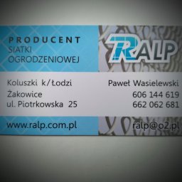 P.H RALP Paweł Wasielewski - Siatka Ogrodzeniowa Koluszki