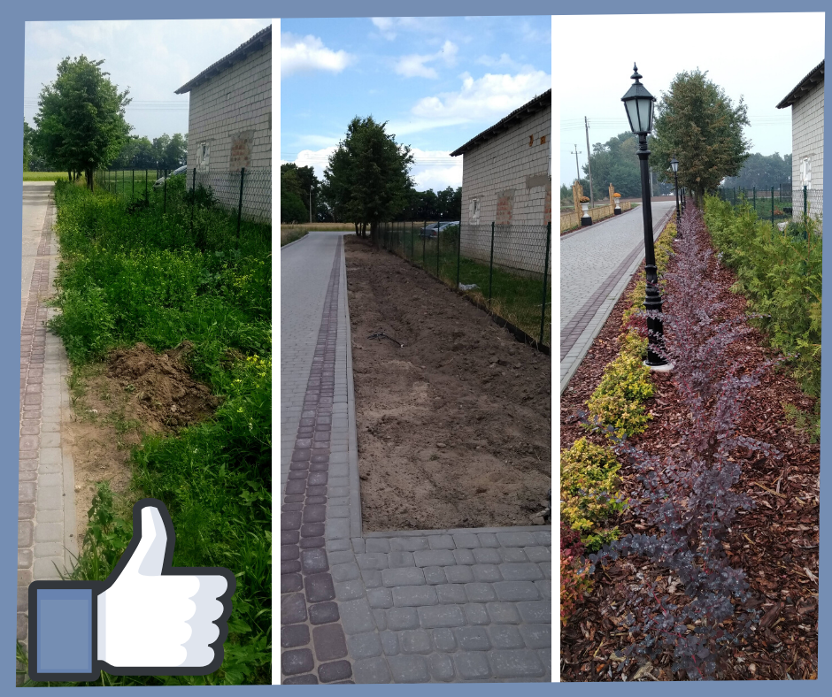 Podjazd pod posesję