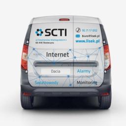 SCTI - projekt reklamy na samochód