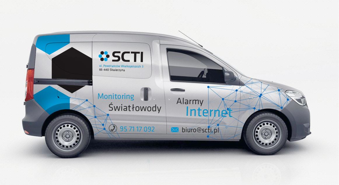 SCTI - projekt reklamy na samochód